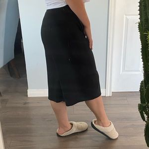 Black culottes pants size small/medium